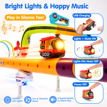 Cargar imagen en el visor de la Galería, 3D Anti-Gravity Rail Car Set - 112PCS
