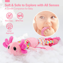 Load image into Gallery viewer, Musical Axolotl Plush Tummy Time Toys
