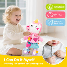 Load image into Gallery viewer, 2-in-1 Montessori Plush Busy Doll
