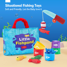 Carica l&#39;immagine nel visualizzatore Galleria, Toddler Montessori Fishing Toys for 1 Year Old
