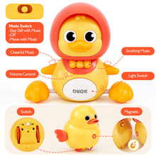 Load image into Gallery viewer, Musical Mother Duck Crawling Baby Toys
