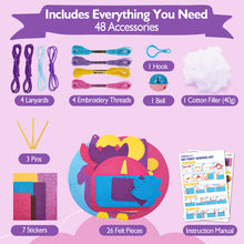 Charger l&#39;image dans la visionneuse de la galerie, 8 Easy DIY Sewing Kit for Kids Aged 5+
