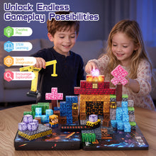 Carica l'immagine nel visualizzatore Galleria, CRYSTAL MINE ADVENTURE MAGNETIC BLOCKS 108PCS
