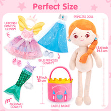 Cargar imagen en el visor de la Galería, 3-in-1 Magical Dress-Up Doll Set
