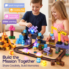 Carica l'immagine nel visualizzatore Galleria, CRYSTAL MINE ADVENTURE MAGNETIC BLOCKS 210PCS
