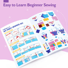 Load image into Gallery viewer, 8 Easy DIY Sewing Kit for Kids Aged 5+
