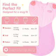 Charger l'image dans la visionneuse de la galerie, HEART-SHAPED ARMS-UP SLEEP SACK (PINK)
