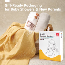 Cargar imagen en el visor de la Galería, Muslin Swaddle Blankets Bamboo - 4 Types

