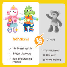 Load image into Gallery viewer, 2-in-1 Montessori Plush Busy Doll
