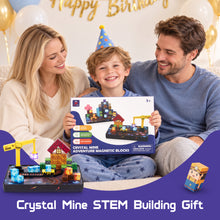 Carica l'immagine nel visualizzatore Galleria, CRYSTAL MINE ADVENTURE MAGNETIC BLOCKS 108PCS
