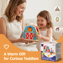 Charger l'image dans la visionneuse de la galerie, Farm Matching &amp; Stacking Barn Playset
