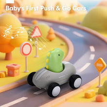 Carica l&#39;immagine nel visualizzatore Galleria, Push &amp; Go Dinosaur Car
