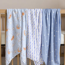 Cargar imagen en el visor de la Galería, Muslin Swaddle Blankets Bamboo - 4 Types
