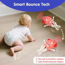 Load image into Gallery viewer, hahaland Dancing Squid Toy - Tummy Time Toys, Crawling Toys, Wiggling Musical Standing Toy, Funny Baby Girl Gifts, Dancing Octopus Baby Toys
