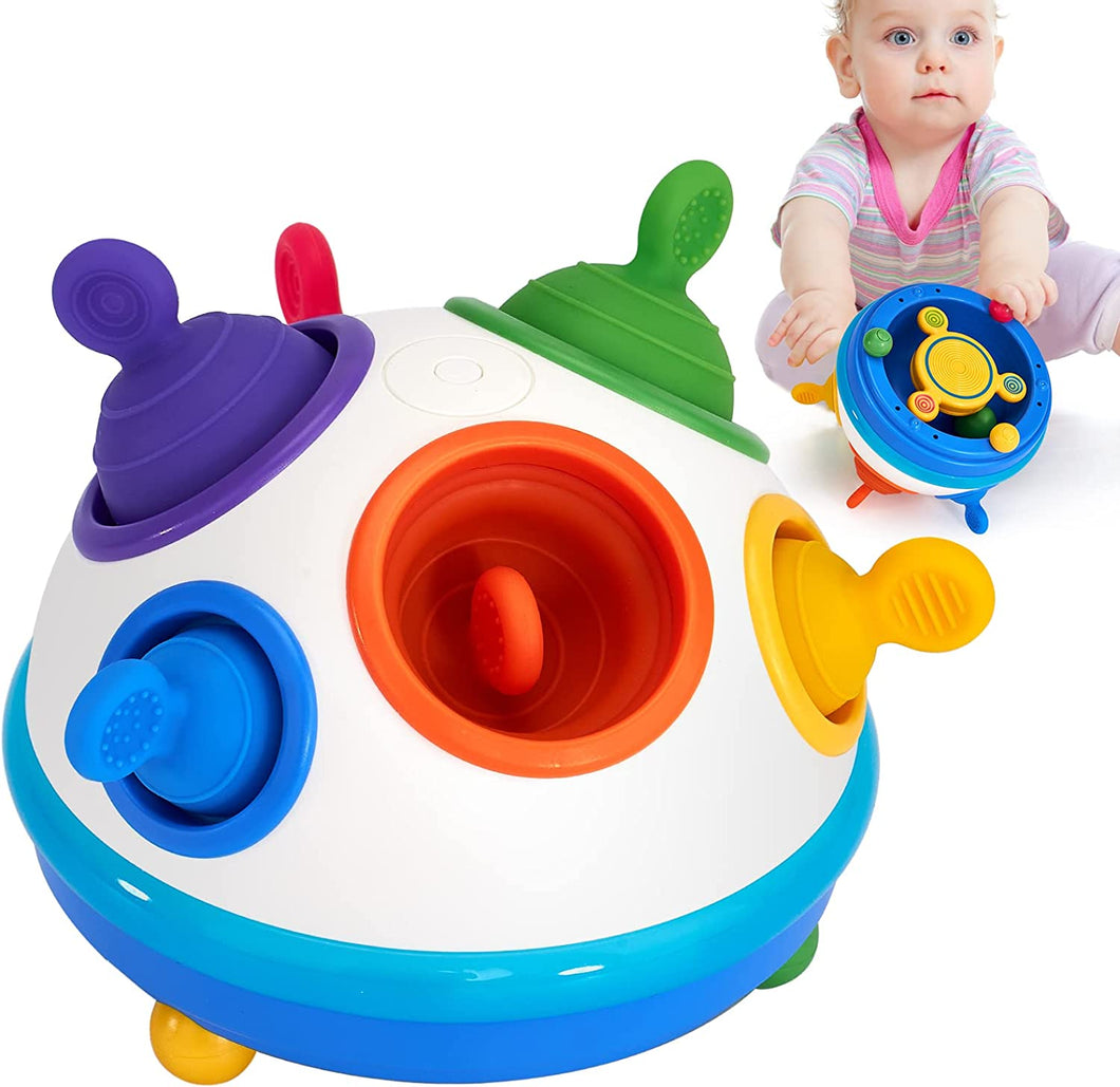 Sensory Toys Pop Fidget Toys Spinning Baby Montessori Toy