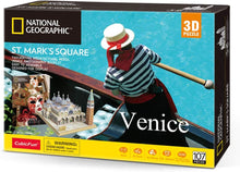 Carica l&#39;immagine nel visualizzatore Galleria, Cubicfun® 3D Puzzle Venice St.Mark&#39;s Square
