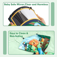 Cargar imagen en el visor de la Galería, Tummy Time Mat Baby Mirror Toys 0-6 Months
