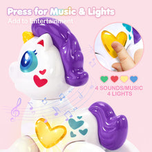 Carica l&#39;immagine nel visualizzatore Galleria, Toddler Girl Toys Unicorn Toy for 1 Year Old Girl
