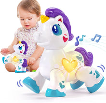 Laden Sie das Bild in den Galerie-Viewer, Toddler Girl Toys Unicorn Toy for 1 Year Old Girl
