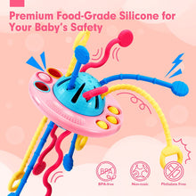 Charger l&#39;image dans la visionneuse de la galerie, Montessori Toys for 1 Year Old Girl Silicone Pull String Baby Toys
