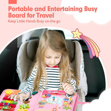 Laden Sie das Bild in den Galerie-Viewer, Montessori Toys for 2 Year Old Busy Board for Toddlers
