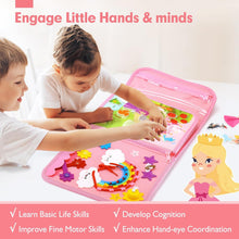 Cargar imagen en el visor de la Galería, Busy Board 1-4 Year Old Girl Birthday Gift
