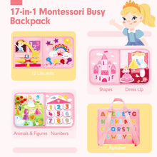 Cargar imagen en el visor de la Galería, Busy Board 1-4 Year Old Girl Birthday Gift
