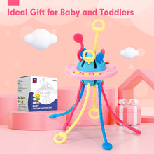 Laden Sie das Bild in den Galerie-Viewer, Montessori Toys for 1 Year Old Girl Silicone Pull String Baby Toys
