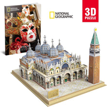 Carica l&#39;immagine nel visualizzatore Galleria, Cubicfun® 3D Puzzle Venice St.Mark&#39;s Square

