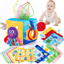 Carica l&#39;immagine nel visualizzatore Galleria, Montessori Baby Tissue Box Toy Baby Toys 6 to 12 Months
