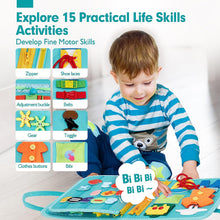 Carica l&#39;immagine nel visualizzatore Galleria, Montessori Busy Board for Toddlers - Farm Animal Theme
