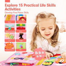 Laden Sie das Bild in den Galerie-Viewer, Montessori Toys for 2 Year Old Busy Board for Toddlers

