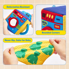 Load image into Gallery viewer, Baby Tissue Box Montessori Washing Machine Toy Set
