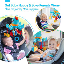 Cargar imagen en el visor de la Galería, Squeaky Crinkle Rattle Mirror Baby Toys 0-6-12 Months
