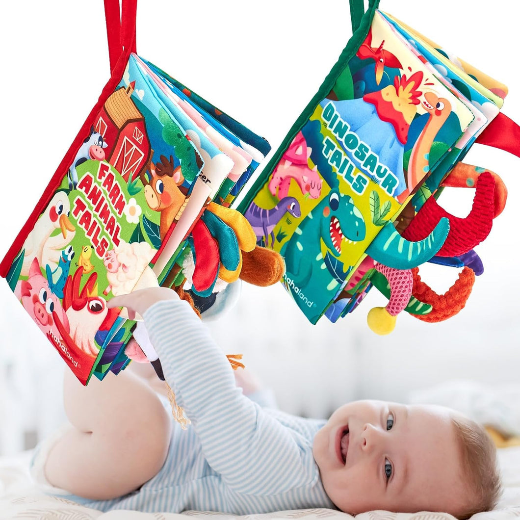 2 PCS Soft Baby Books 0-6 Months