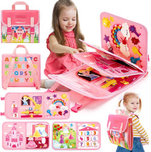 Cargar imagen en el visor de la Galería, Busy Board 1-4 Year Old Girl Birthday Gift
