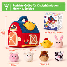 Load image into Gallery viewer, Montessori Farm Animal Set for 6-12 Months
