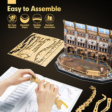 Load image into Gallery viewer, Cubicfun® 3D Puzzle LED Natural Museum Brachiosaurus Kit

