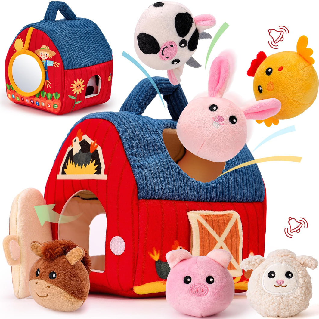 Montessori Farm Animal Set for 6-12 Months