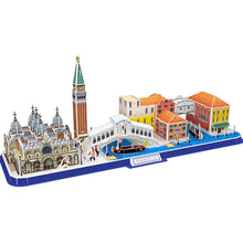 Load image into Gallery viewer, Cubicfun® 3D Puzzle Bavaria Cityline Venice Italy Building
