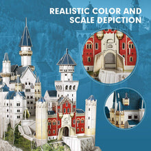 Laden Sie das Bild in den Galerie-Viewer, Cubicfun® 3D Puzzle Schloss Neuschwanstein
