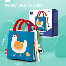 Load image into Gallery viewer, High Contrast Tummy Time Baby Books For 0-6 Months
