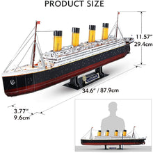 Cargar imagen en el visor de la Galería, 3D Puzzles 34.6&quot; LED Titanic Ship - Hahaland
