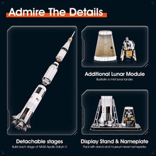 Cargar imagen en el visor de la Galería, NASA Apollo Saturn V 3D Puzzles for Adults Kids
