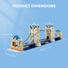 Laden Sie das Bild in den Galerie-Viewer, Cubicfun® 3D Puzzles London die Tower Bridge
