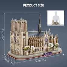 Cargar imagen en el visor de la Galería, 3D Puzzles Notre Dame de Paris Model Kits - Hahaland
