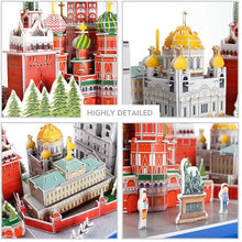 Load image into Gallery viewer, Cubicfun® 3D Puzzle Moscow Cityline Model Kits

