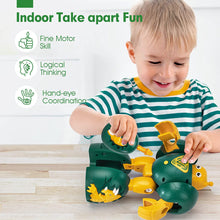 Cargar imagen en el visor de la Galería, 2 in 1 Take Apart Dinosaur Robot Kids Educational Toys
