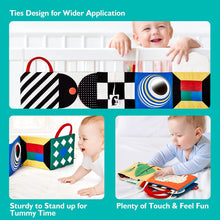Load image into Gallery viewer, High Contrast Tummy Time Baby Books For 0-6 Months
