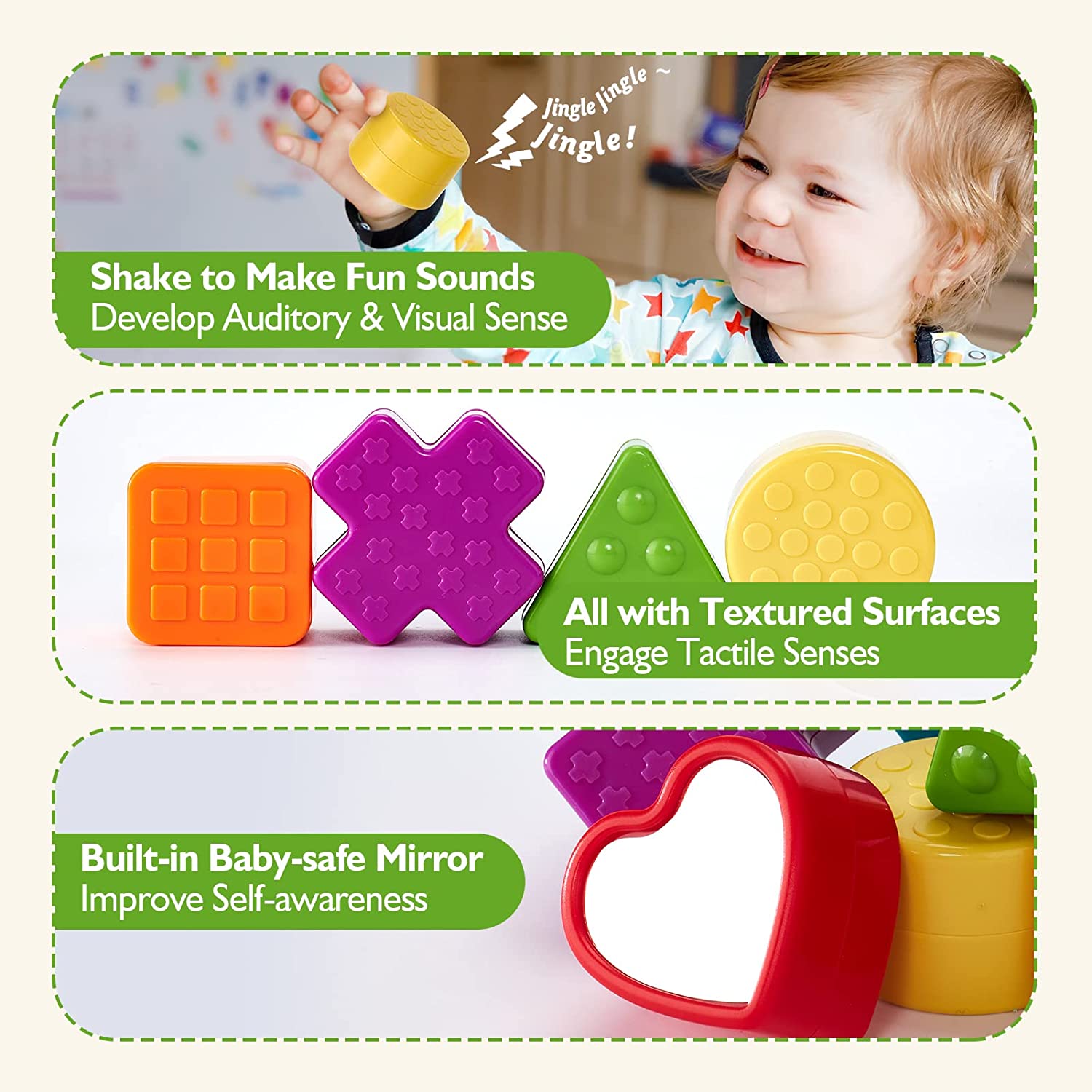 Light up Shape Sorter Musical Toys for Toddlers Hahaland